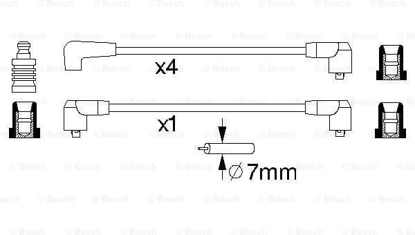Ignition Cable Kit 0986356844 - image 5