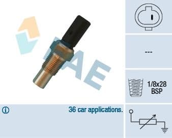 Sensor, coolant temperature 32650