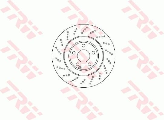 Brake Disc TRW SINGLE DF6668S