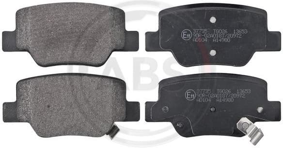 Brake Pad Set, disc brake 37735