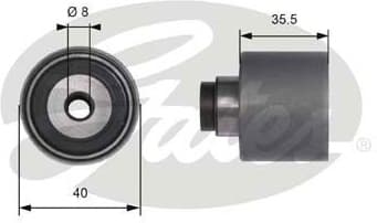 Deflection Pulley/Guide Pulley, timing belt PowerGrip™ T41229