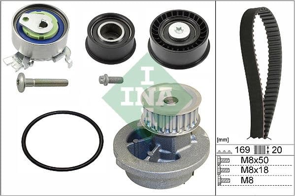 Water Pump & Timing Belt Kit 530007830