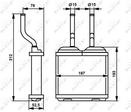 Heat Exchanger, interior heating 52103
