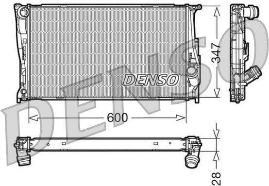 Radiator, engine cooling DRM05111