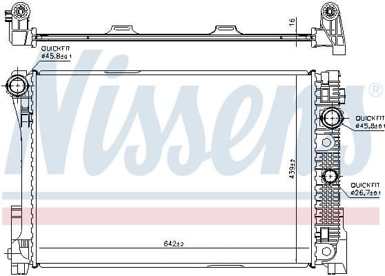 Radiator, engine cooling 67164 - image 2