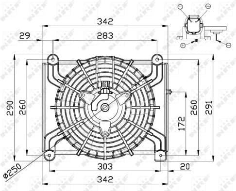 Fan, engine cooling 47668