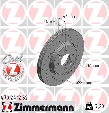 Brake Disc SPORT BRAKE DISC Z 470.2412.52