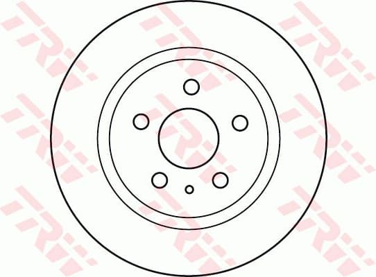 Brake discs kit rear, (2pcs), Top Quality DF6112 - image 4