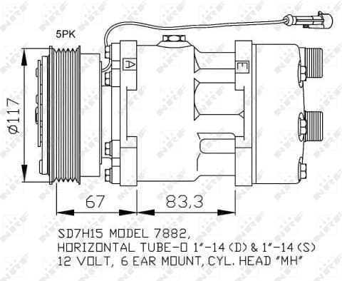 Compressor, air conditioning EASY FIT 32779