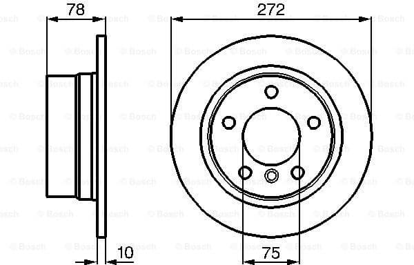 Brake Disc 0986478641