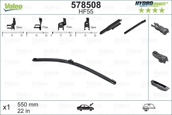 Wiper Blade HYDROCONNECT 578508