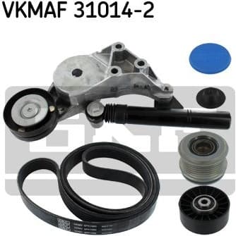 V-ribbed Belt Set SKF VKMAF 31014-2