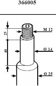 Shock absorber front 366005 - image 3