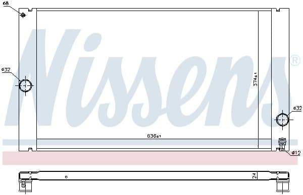 Radiator, engine cooling 65614 - image 2