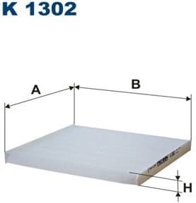 Filter, cabin air K1302