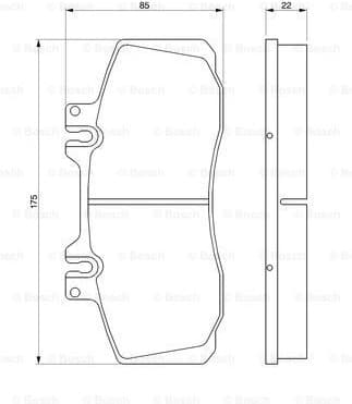 Brake Pad Set, disc brake 0986468350 - image 7
