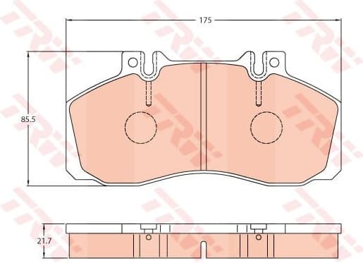 Brake Pad Set, disc brake GDB5050