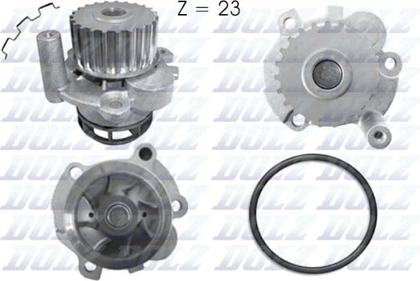 Water pump cooling system A-212