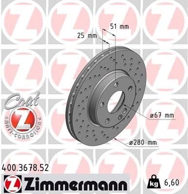Brake Disc SPORT BRAKE DISC Z 400.3678.52