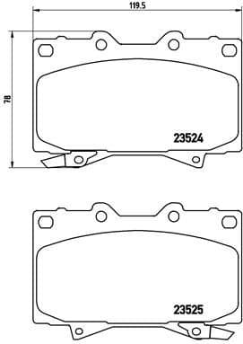 Brake Pad Set, disc brake PRIME LINE P83048