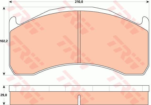 Brake Pad Set, disc brake GDB5089 - image 3