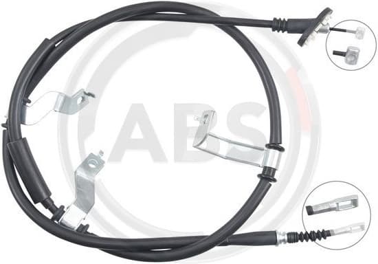 Cable Pull, parking brake K19809