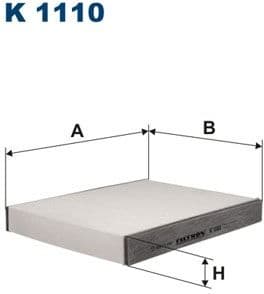 Filter, cabin air K1110