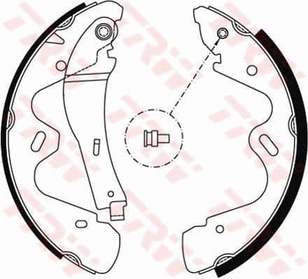 Brake Shoe Set GS8483