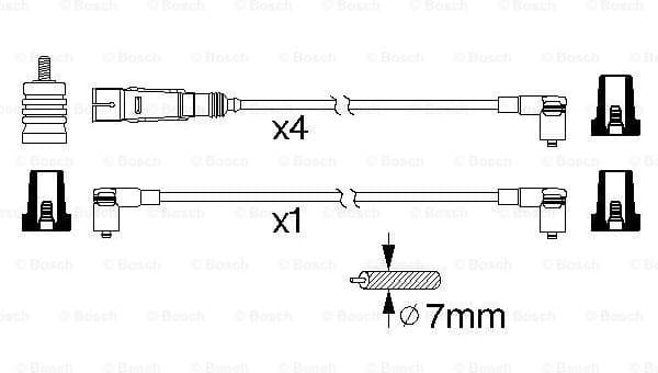Ignition Cable Kit 0986356343 - image 5