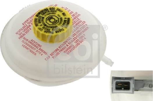 Fluid Reservoir, brake fluid febi Plus 26658