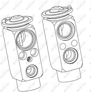 Expansion Valve, air conditioning EASY FIT 38400