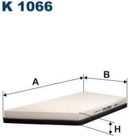 Filter, cabin air K1066