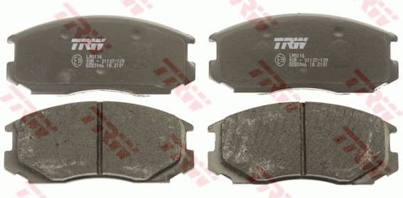 Brake Pad Set, disc brake COTEC GDB3046 - image 2