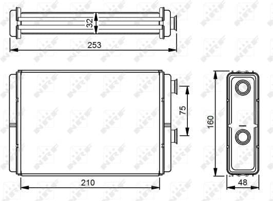 Heat Exchanger, interior heating 53233