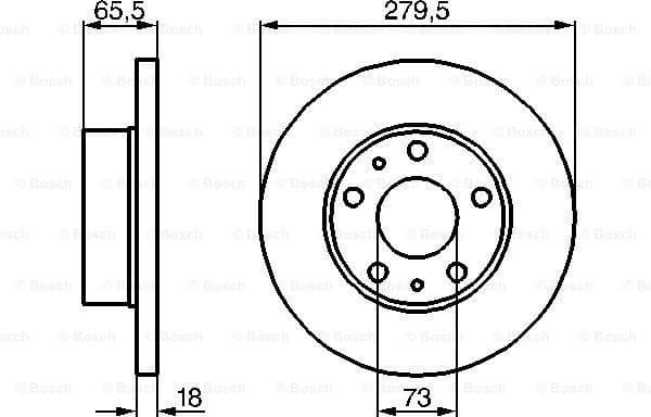 Brake Disc 0986478843 - image 5