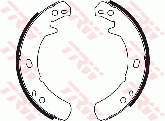 Brake Shoe Set, parking brake GS8429 - image 2