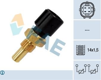 Sensor, coolant temperature 33860