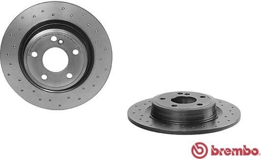 Brake discs kit rear, (2pcs), Top Quality 08.B348.4X - image 2