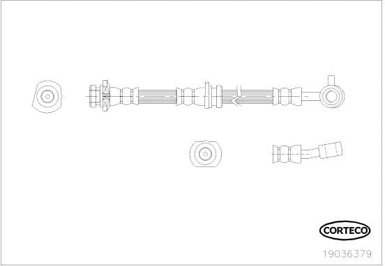 Brake Hose 19036379