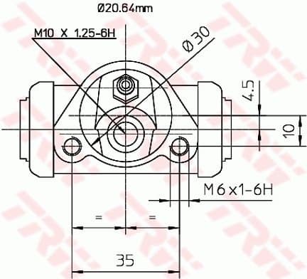 Wheel Brake Cylinder BWF144 - image 2