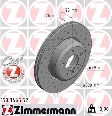 Brake Disc SPORT BRAKE DISC Z 150.3465.52