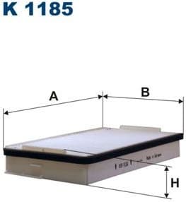 Filter, cabin air K1185