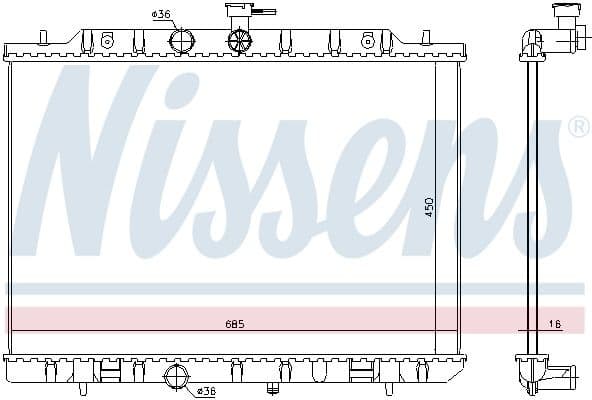 Radiator, engine cooling 67365 - image 2