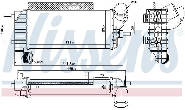 Charge Air Cooler ** FIRST FIT ** 96251