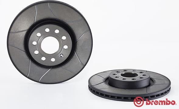 Brake disc, 1pcs FRONT, Top Quality 09.9772.75