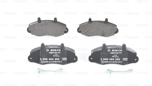 Brake Pad Set, disc brake 0986494292