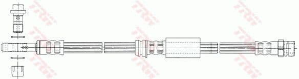 Brake Hose PHD1014 - image 4