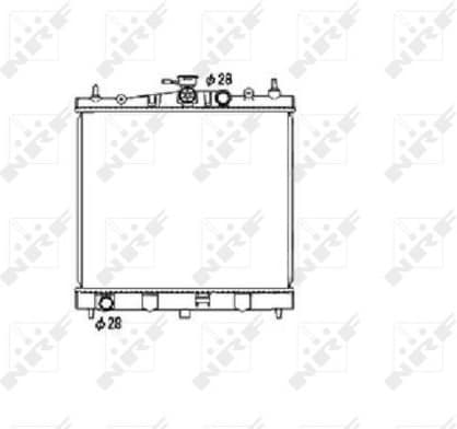 Radiator, engine cooling EASY FIT 53476 - image 2