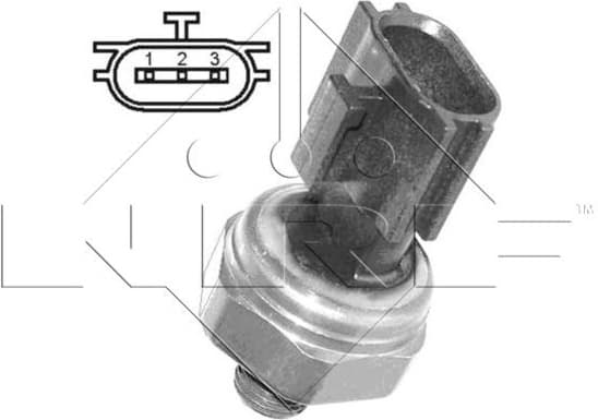 Pressure Switch, air conditioning EASY FIT 38939
