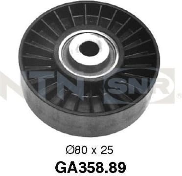 Deflection/Guide Pulley, V-ribbed belt GA358.89